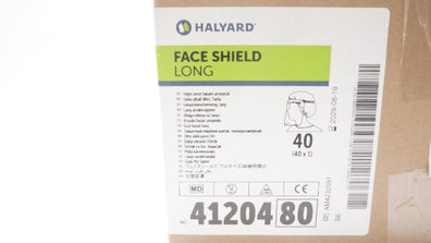 Halyard 41204 Face Shield Long - Box of 40